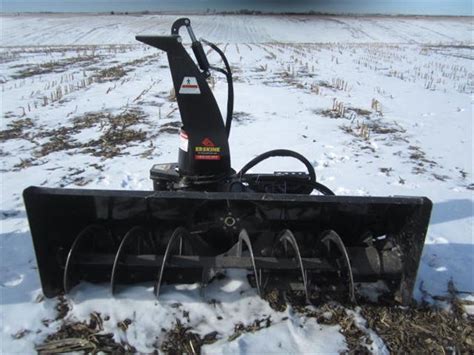 erskine 2000 skid steer snow blower|used erskine snowblower for sale.